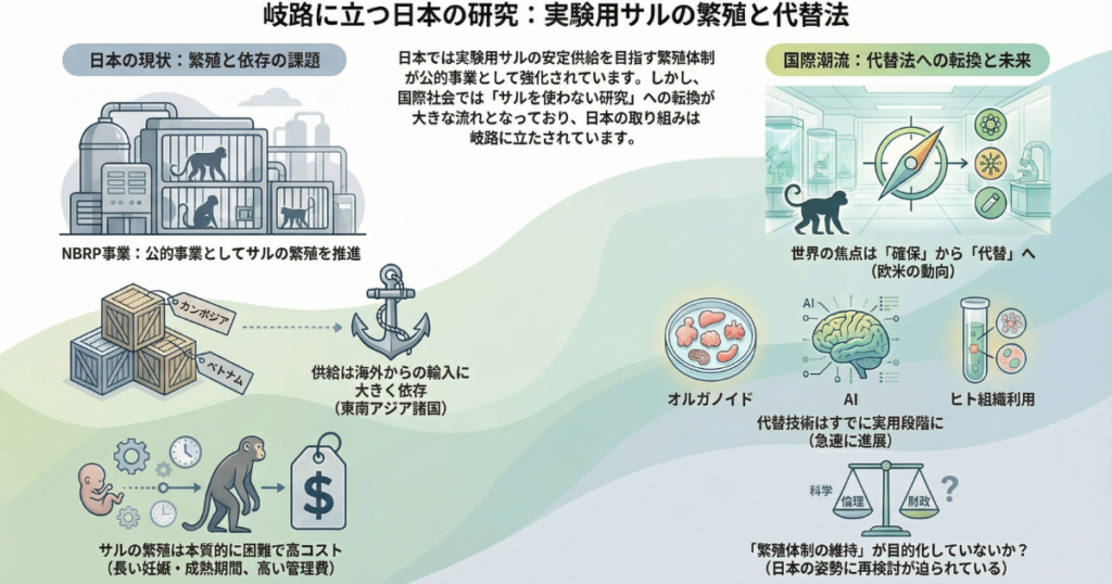 実験用サル供給体制への疑問