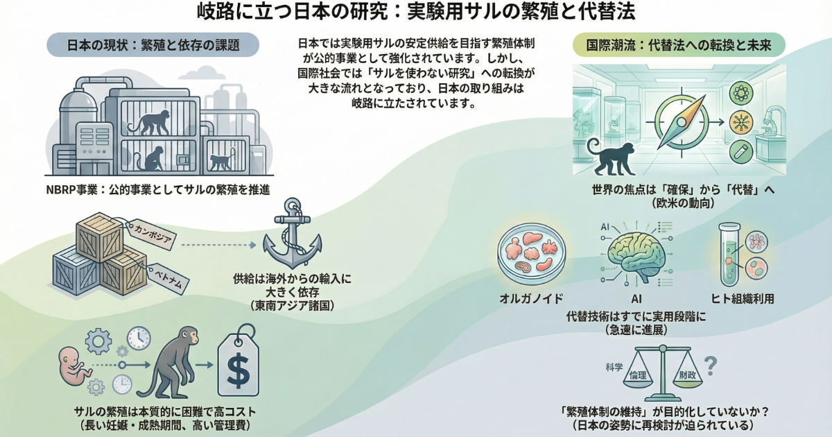 実験用サル供給体制への疑問