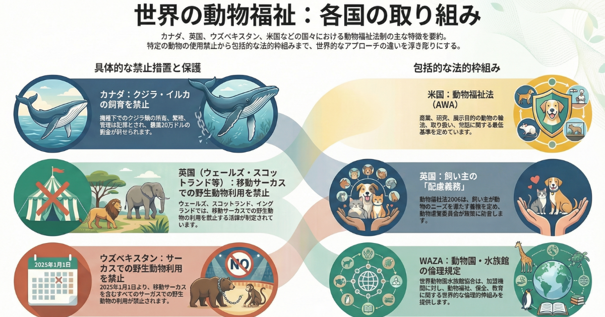 娯楽につかわれる動物たち