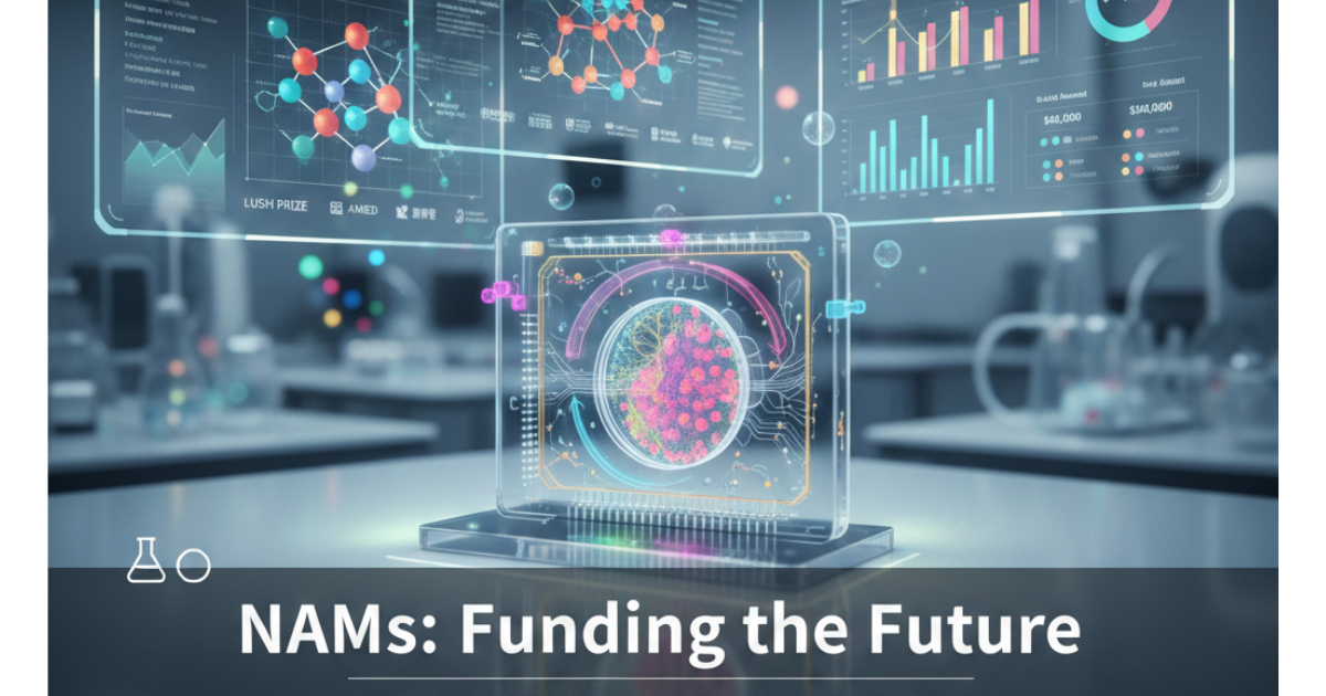 動物実験代替法(NAMs)に関する研究助成金・支援制度・アワードまとめ イメージ画像